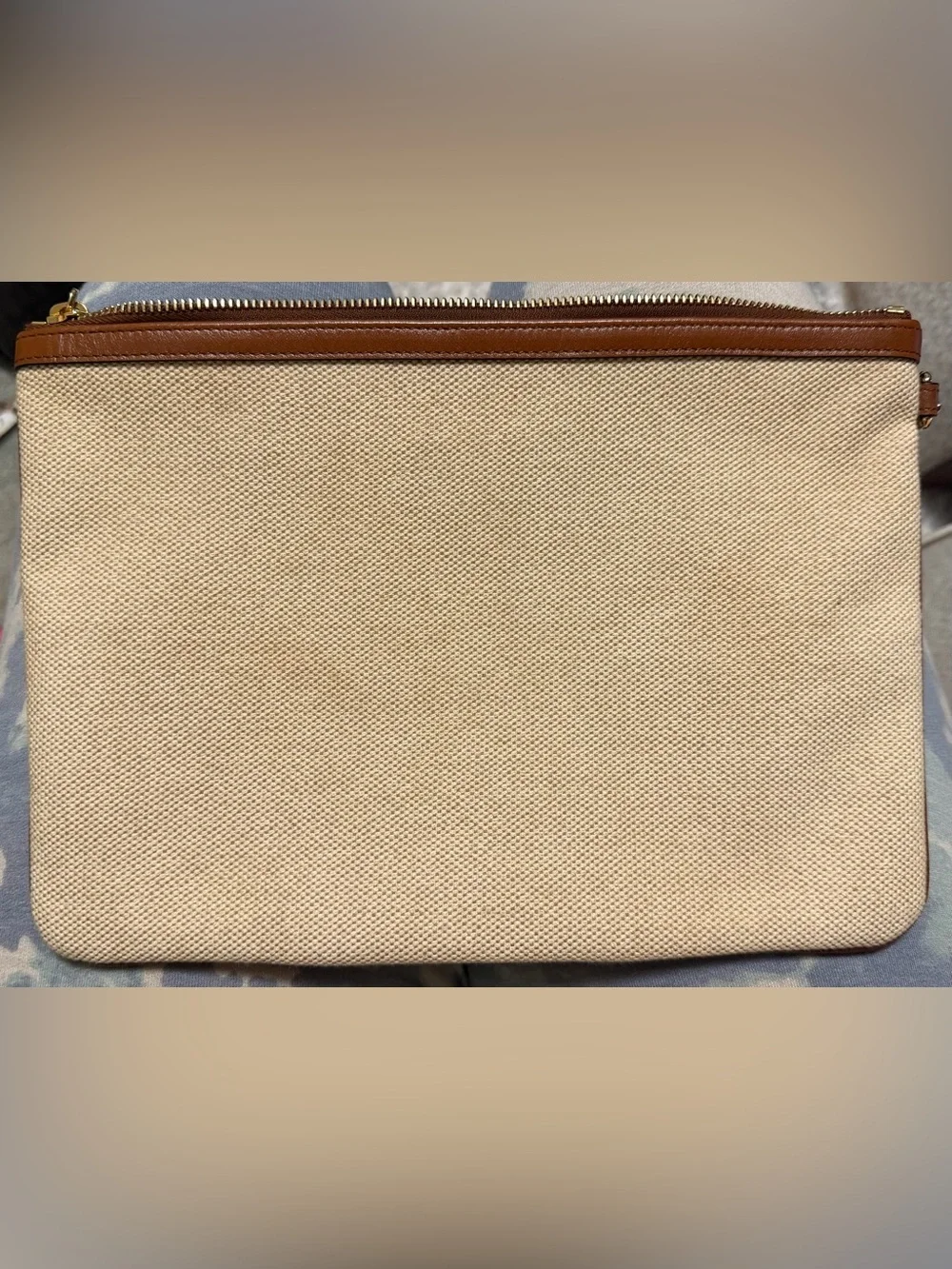 Gucci Canvas Web Stripe Clutch/Wristlet
